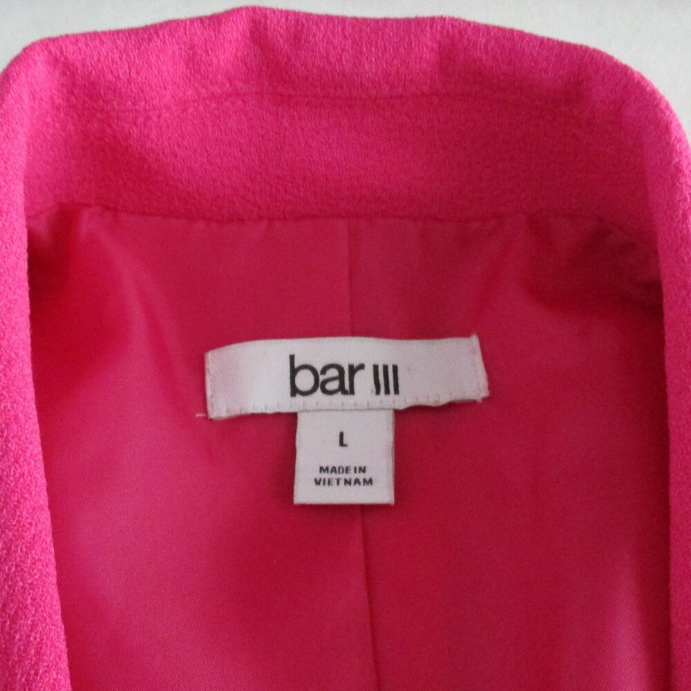 Bar Iii Fuchsia Lined Closureless Open Front Blaz… - image 5